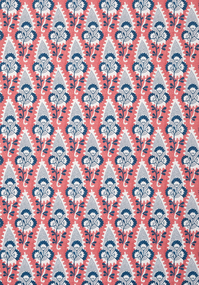 Anna French CORNWALL Red and Blue Wallpaper