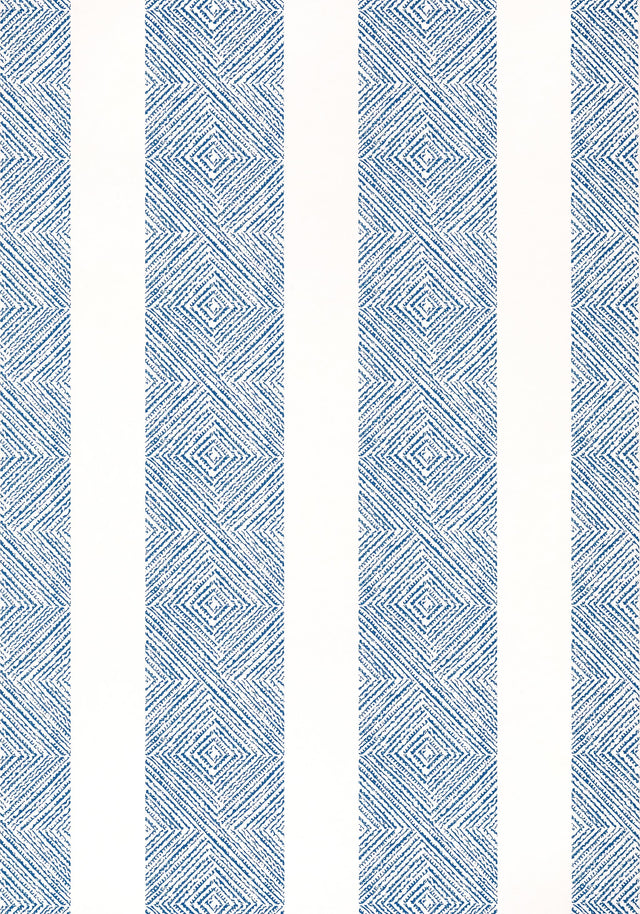 Anna French CLIPPERTON STRIPE Navy Wallpaper