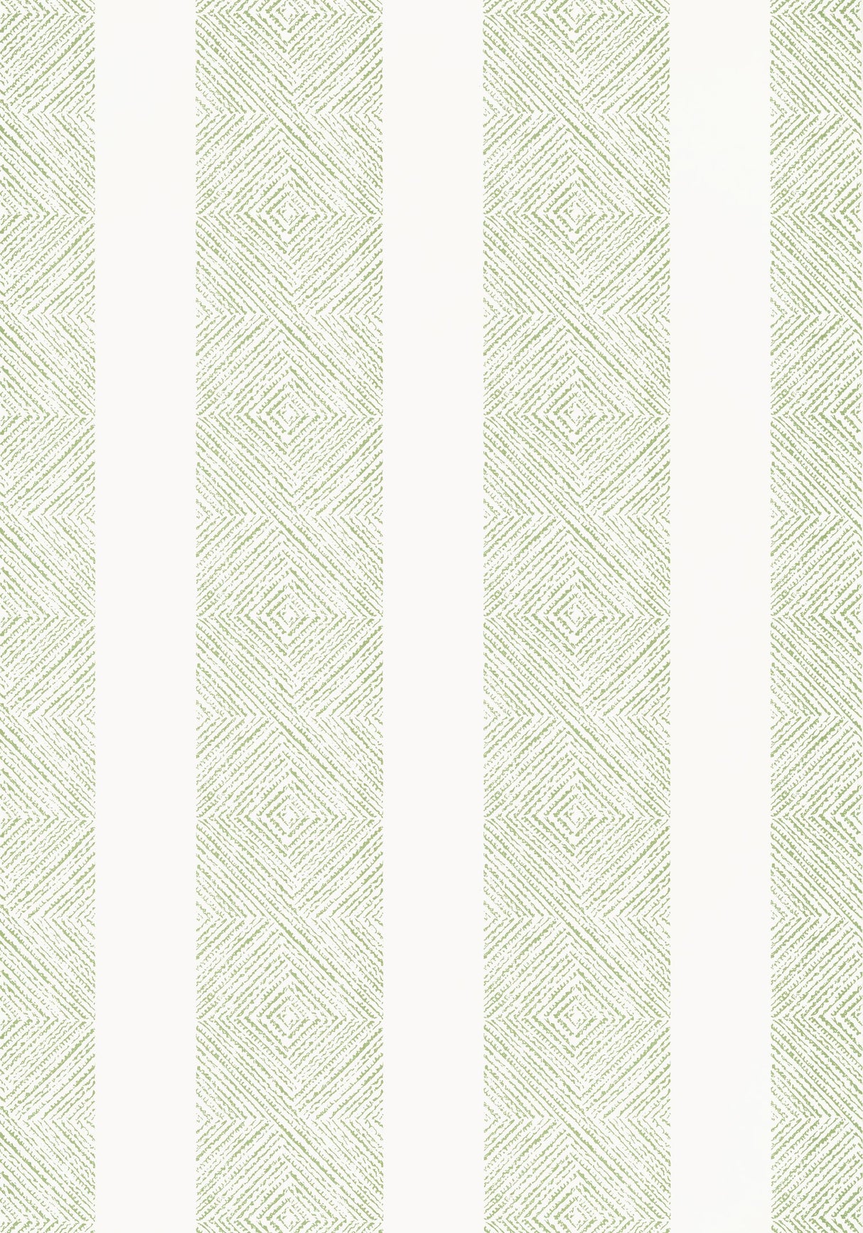 Anna French CLIPPERTON STRIPE Green Wallpaper
