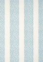 Anna French CLIPPERTON STRIPE Blue on Natural Wallpaper