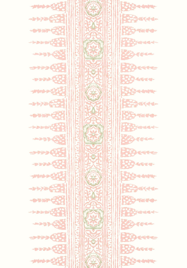 Anna French JAVANESE STRIPE Blush Wallpaper