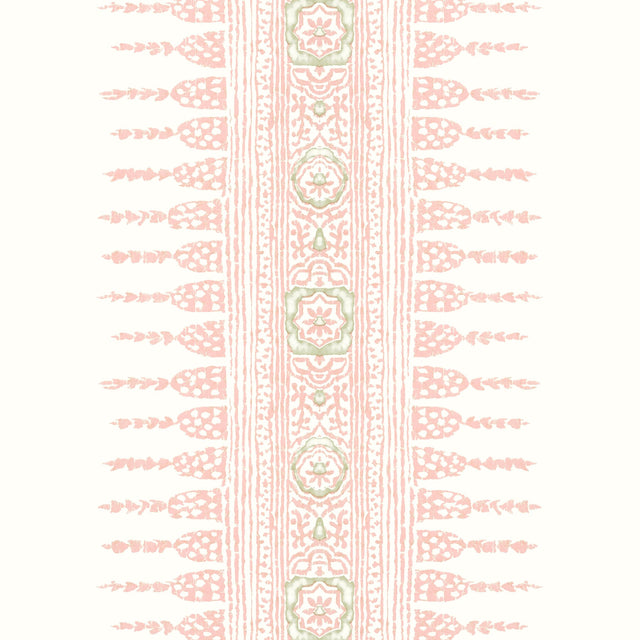 Anna French Javanese Stripe Blush Wallpaper