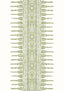 Anna French JAVANESE STRIPE Green and White Wallpaper