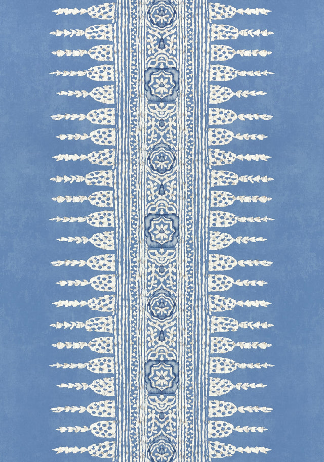 Anna French JAVANESE STRIPE Wedgewood Blue Wallpaper
