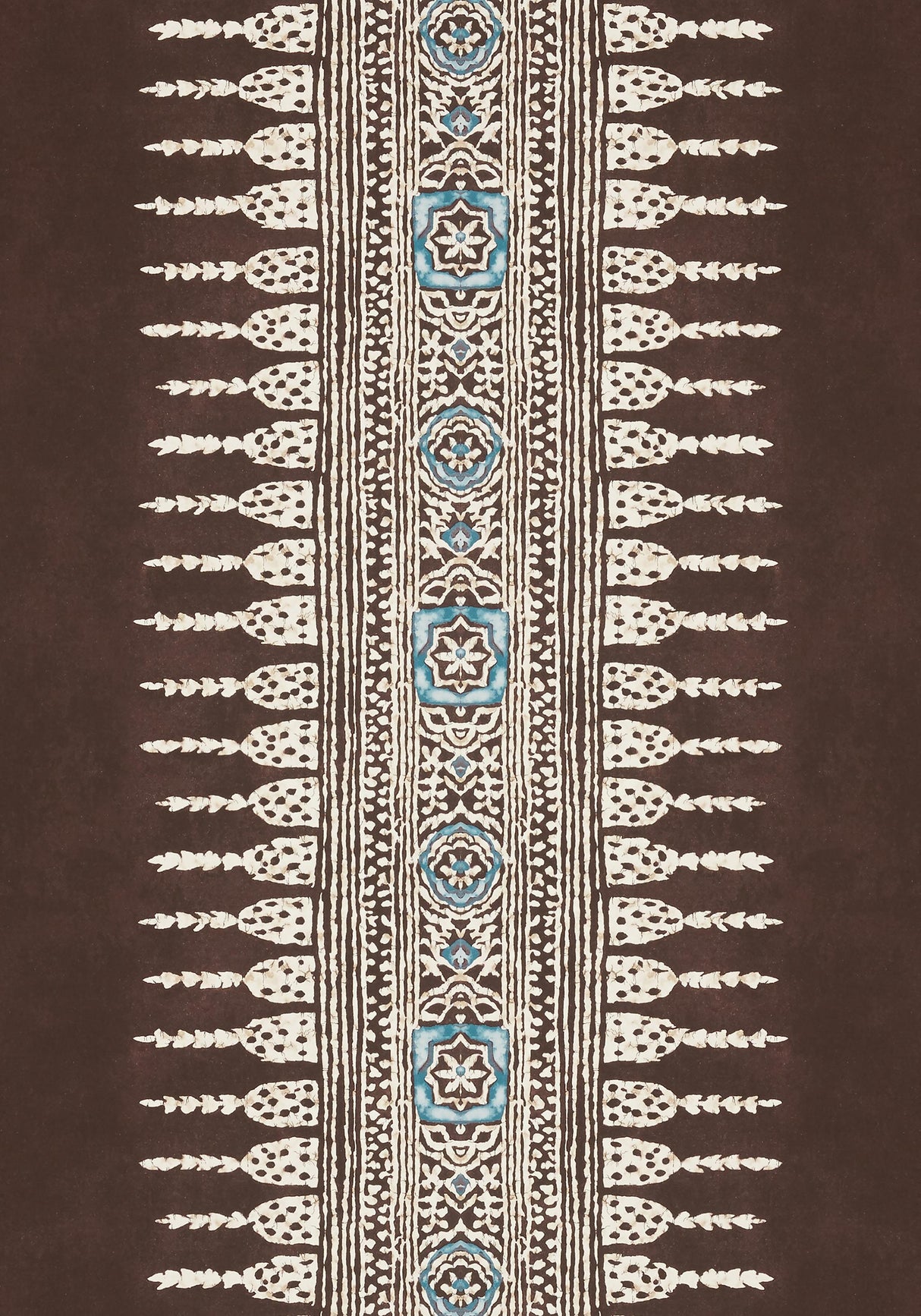 Anna French JAVANESE STRIPE Brown Wallpaper