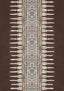 Anna French JAVANESE STRIPE Brown Wallpaper