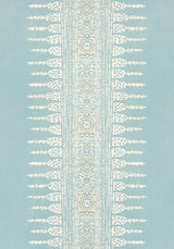 Anna French JAVANESE STRIPE Spa Blue Wallpaper