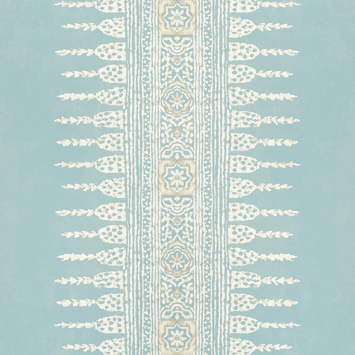 Anna French Javanese Stripe Spa Blue Wallpaper