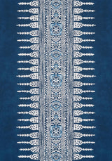 Anna French JAVANESE STRIPE Navy Wallpaper