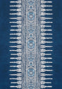Anna French JAVANESE STRIPE Navy Wallpaper