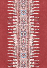 Anna French JAVANESE STRIPE Red Wallpaper