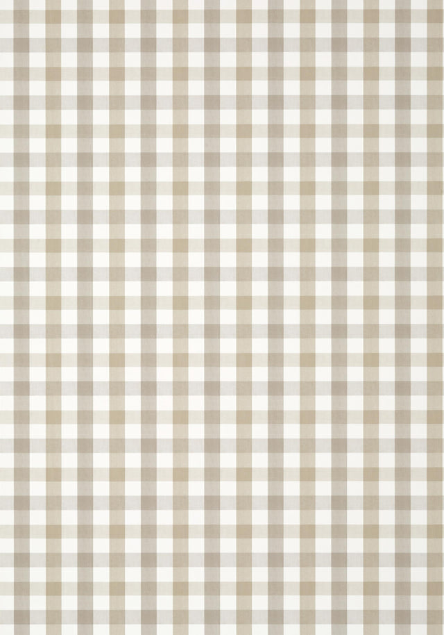 Anna French SAYBROOK CHECK Beige Wallpaper