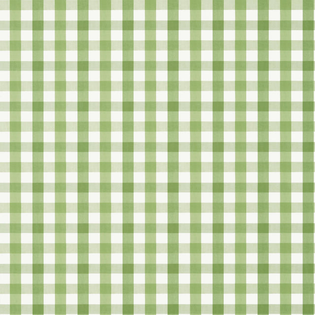 Anna French Saybrook Check Green Wallpaper
