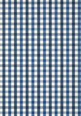 Anna French SAYBROOK CHECK Navy Wallpaper