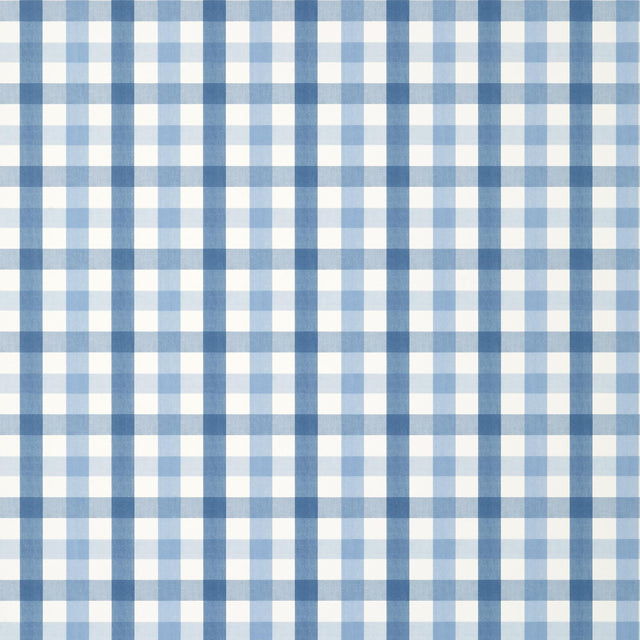 Anna French Saybrook Check Light Blue Wallpaper