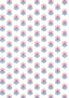 Anna French MILFORD Red and Blue Wallpaper