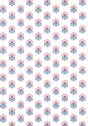 Anna French MILFORD Red and Blue Wallpaper