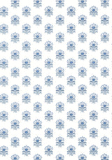 Anna French MILFORD Blue Wallpaper