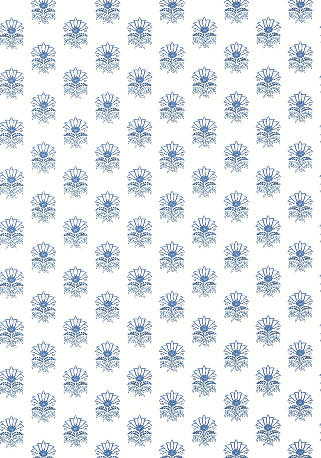 Anna French MILFORD Blue Wallpaper