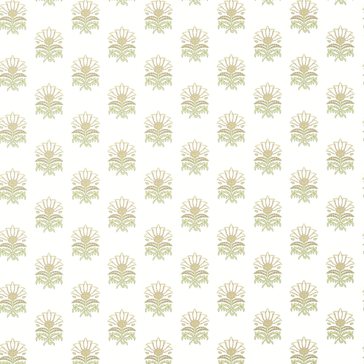 Anna French Milford Beige And Green Wallpaper