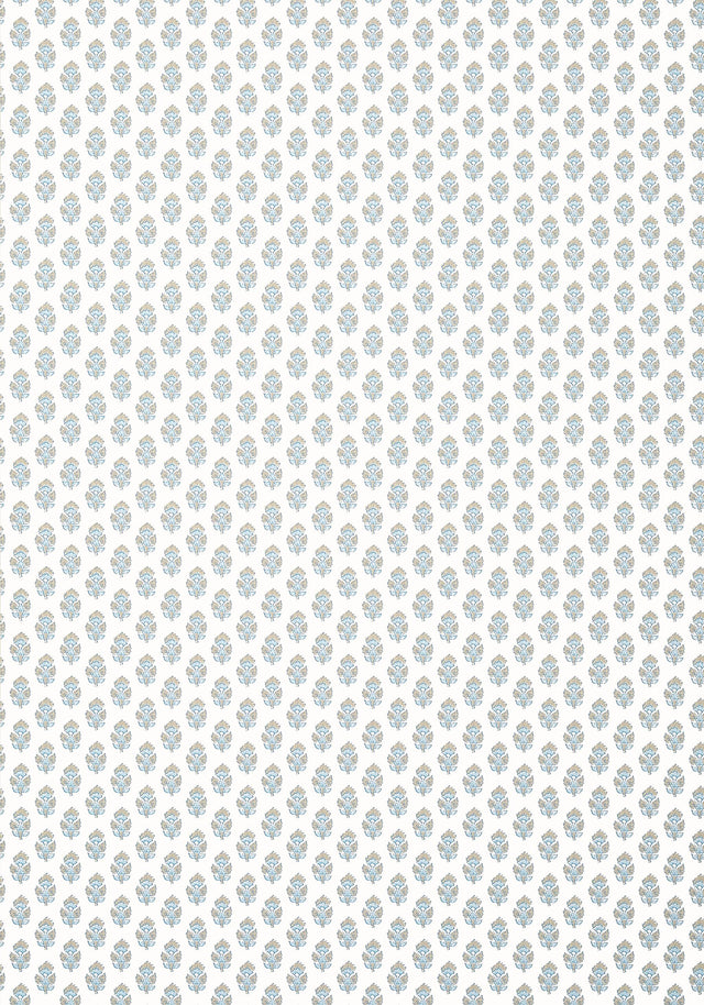 Anna French JULIAN Beige and Spa Blue Wallpaper