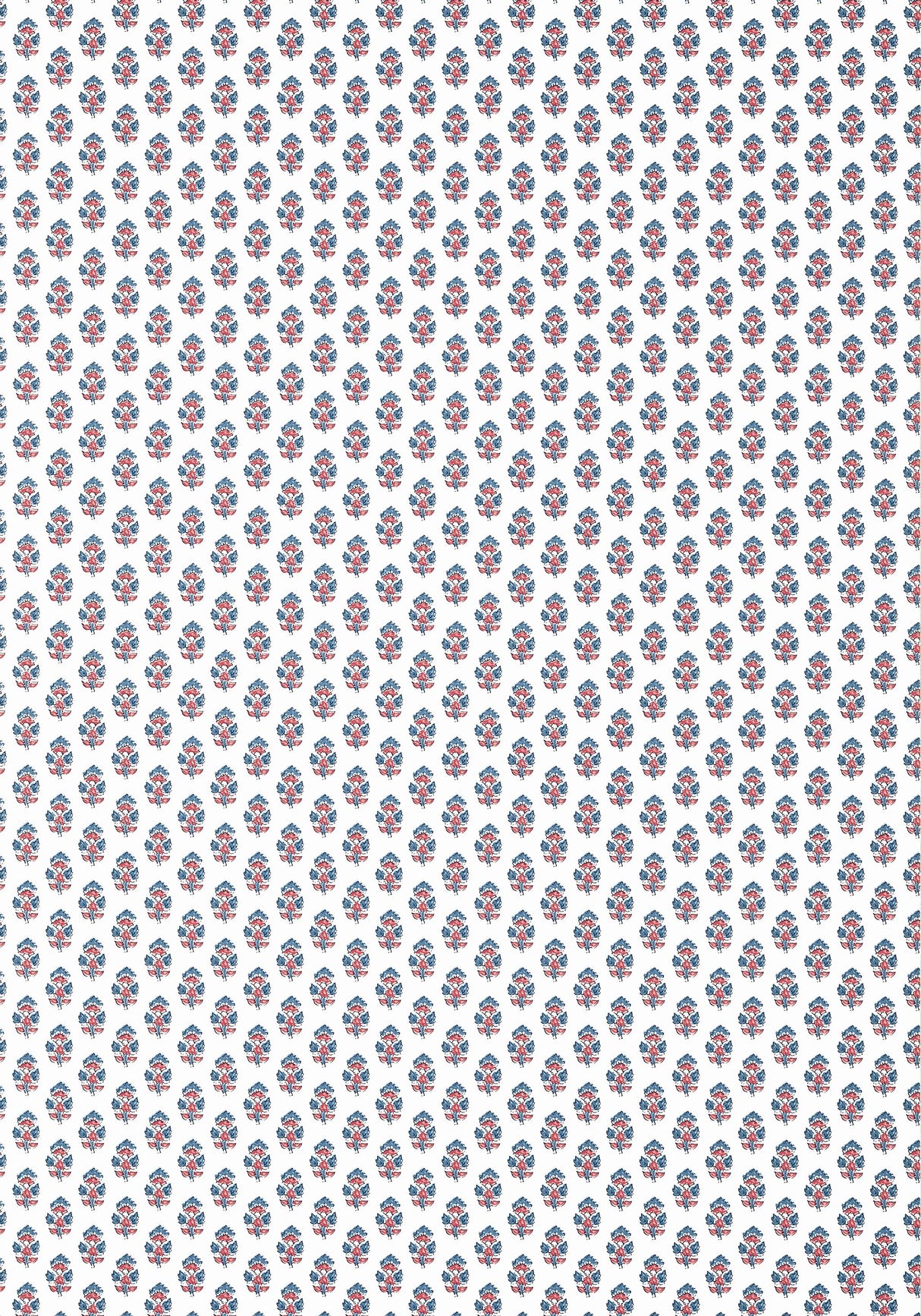 Anna French JULIAN Red and Blue Wallpaper