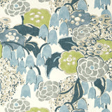 Anna French Laura Citrus And Blue Wallpaper