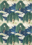 Anna French WILLOW TREE Navy Wallpaper