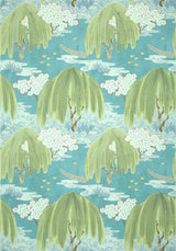 Anna French WILLOW TREE Turquoise Wallpaper