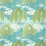 Anna French Willow Tree Turquoise Wallpaper