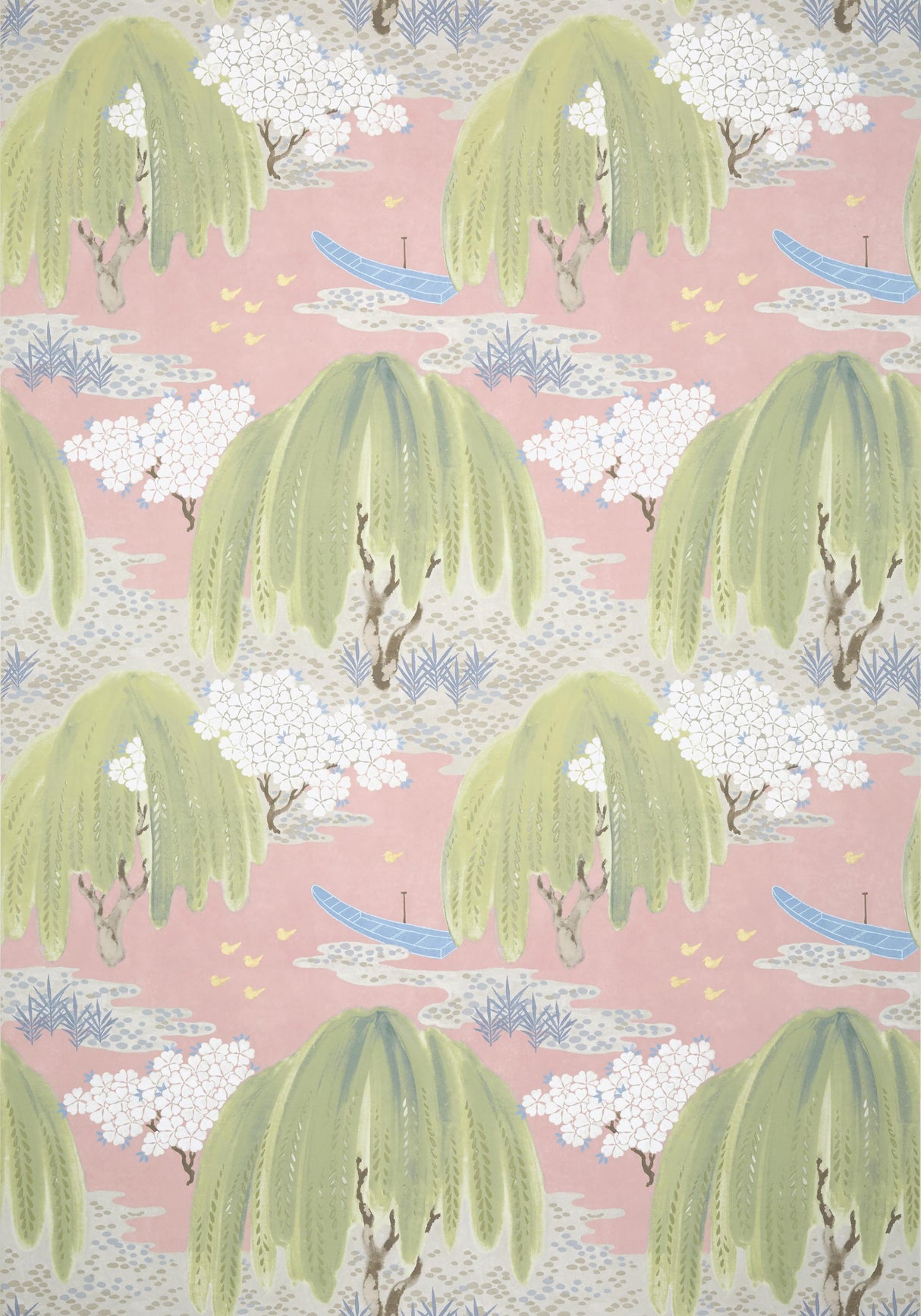 Anna French WILLOW TREE Blush Wallpaper