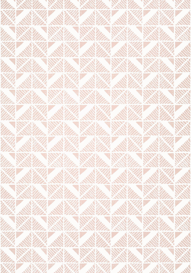 Anna French BLOOMSBURY SQUARE Blush Wallpaper
