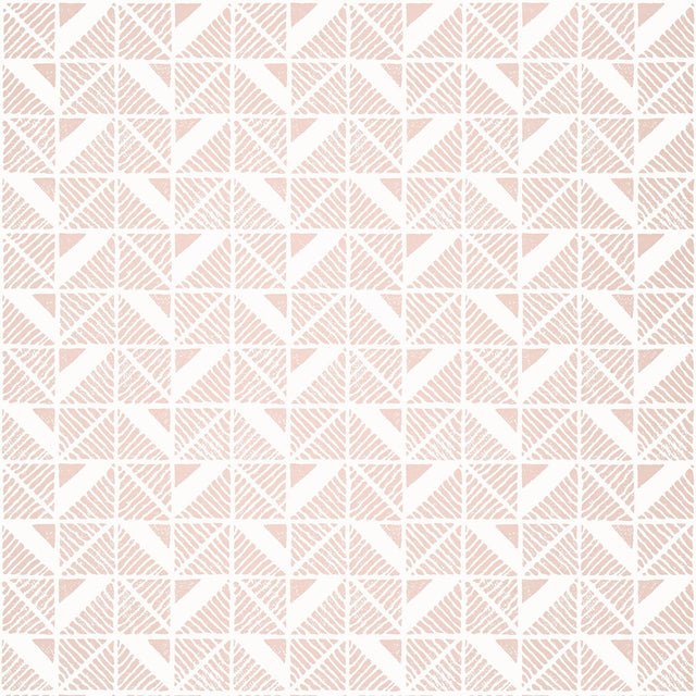 Anna French Bloomsbury Square Blush Wallpaper