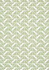 Anna French BLOOMSBURY SQUARE Green Wallpaper