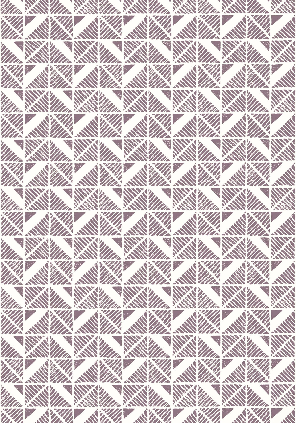 Anna French BLOOMSBURY SQUARE Plum Wallpaper