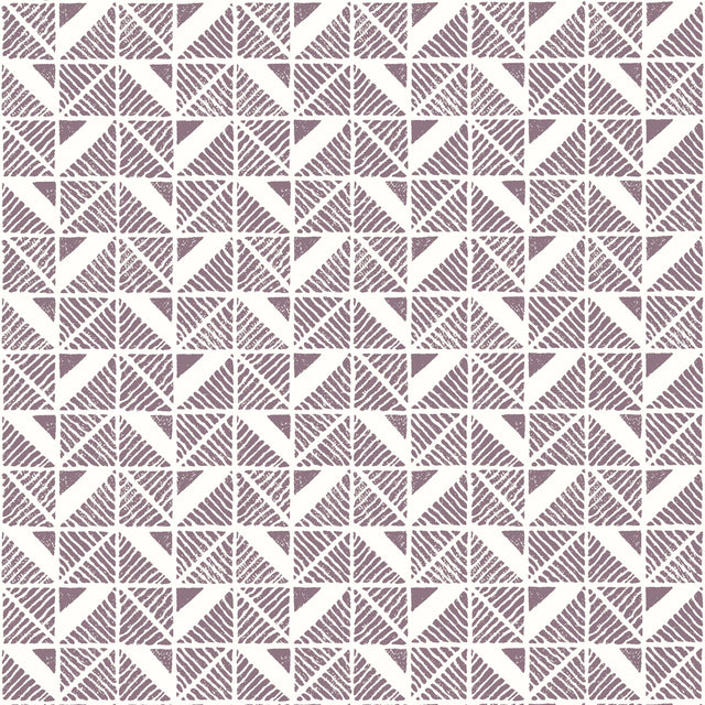 Anna French Bloomsbury Square Plum Wallpaper