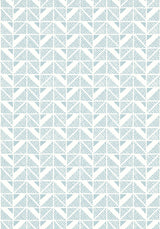 Anna French BLOOMSBURY SQUARE Soft Blue Wallpaper