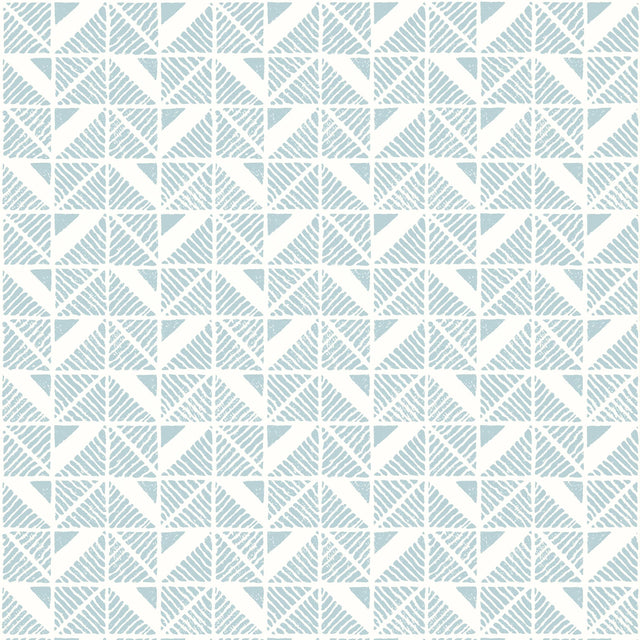 Anna French Bloomsbury Square Soft Blue Wallpaper