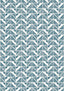 Anna French BLOOMSBURY SQUARE Blue Wallpaper