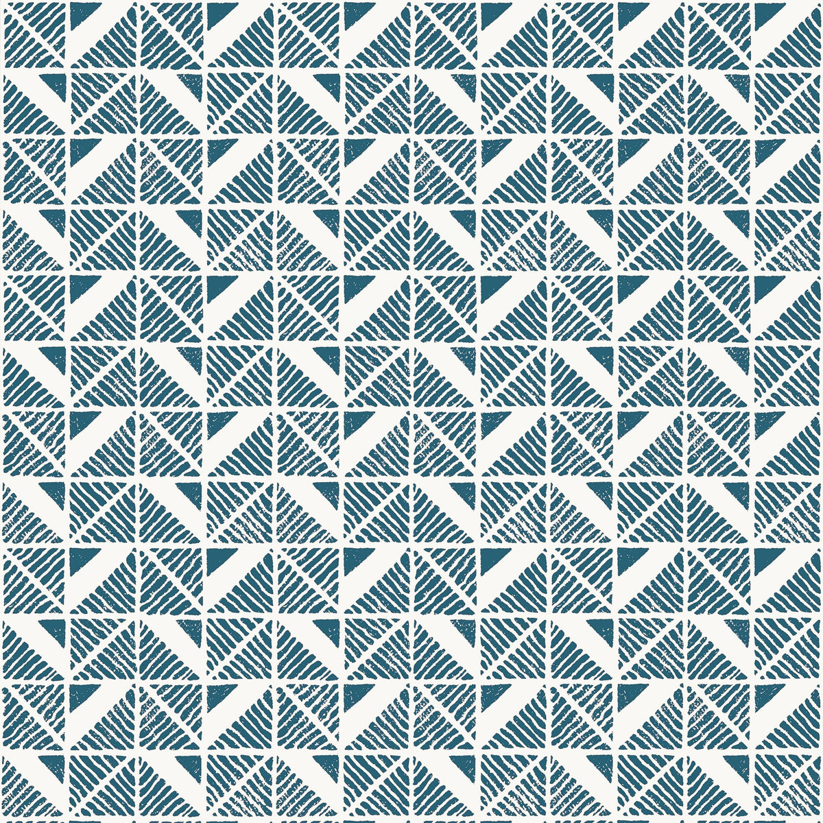 Anna French Bloomsbury Square Blue Wallpaper