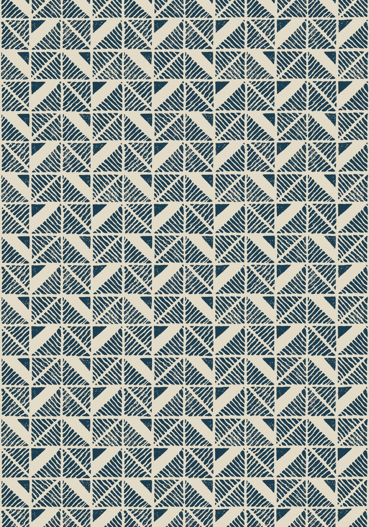 Anna French BLOOMSBURY SQUARE Navy Wallpaper