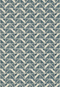 Anna French BLOOMSBURY SQUARE Navy Wallpaper