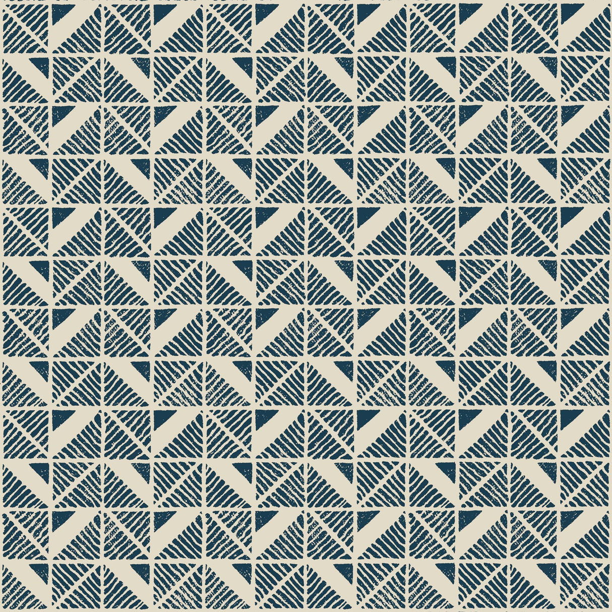 Anna French Bloomsbury Square Navy Wallpaper
