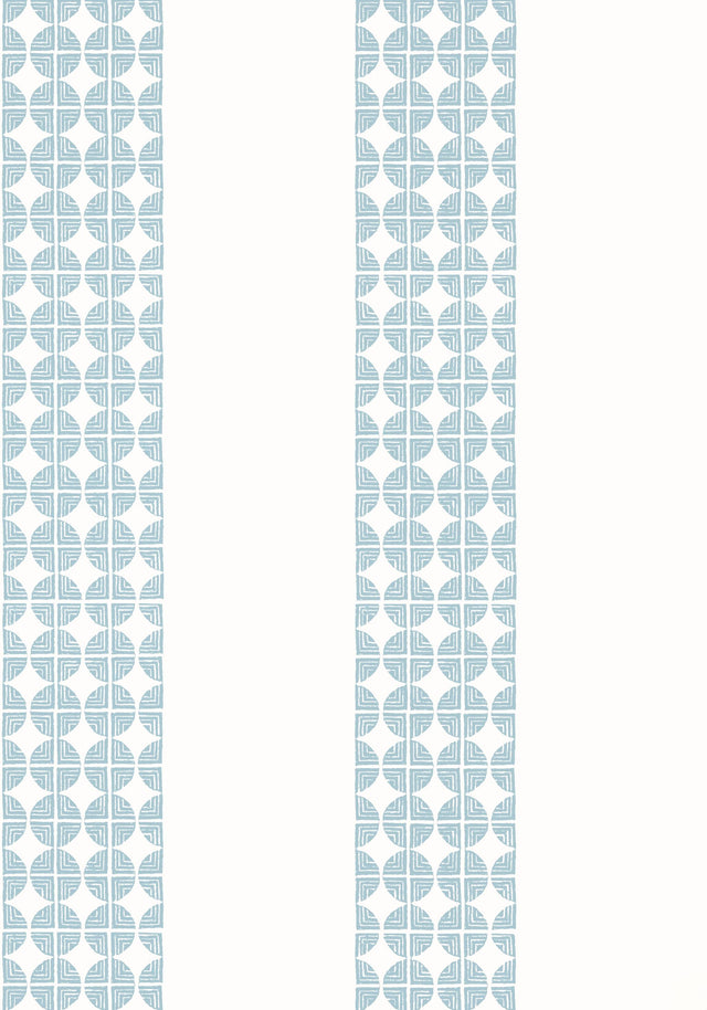 Anna French FAIRMONT STRIPE Soft Blue Wallpaper