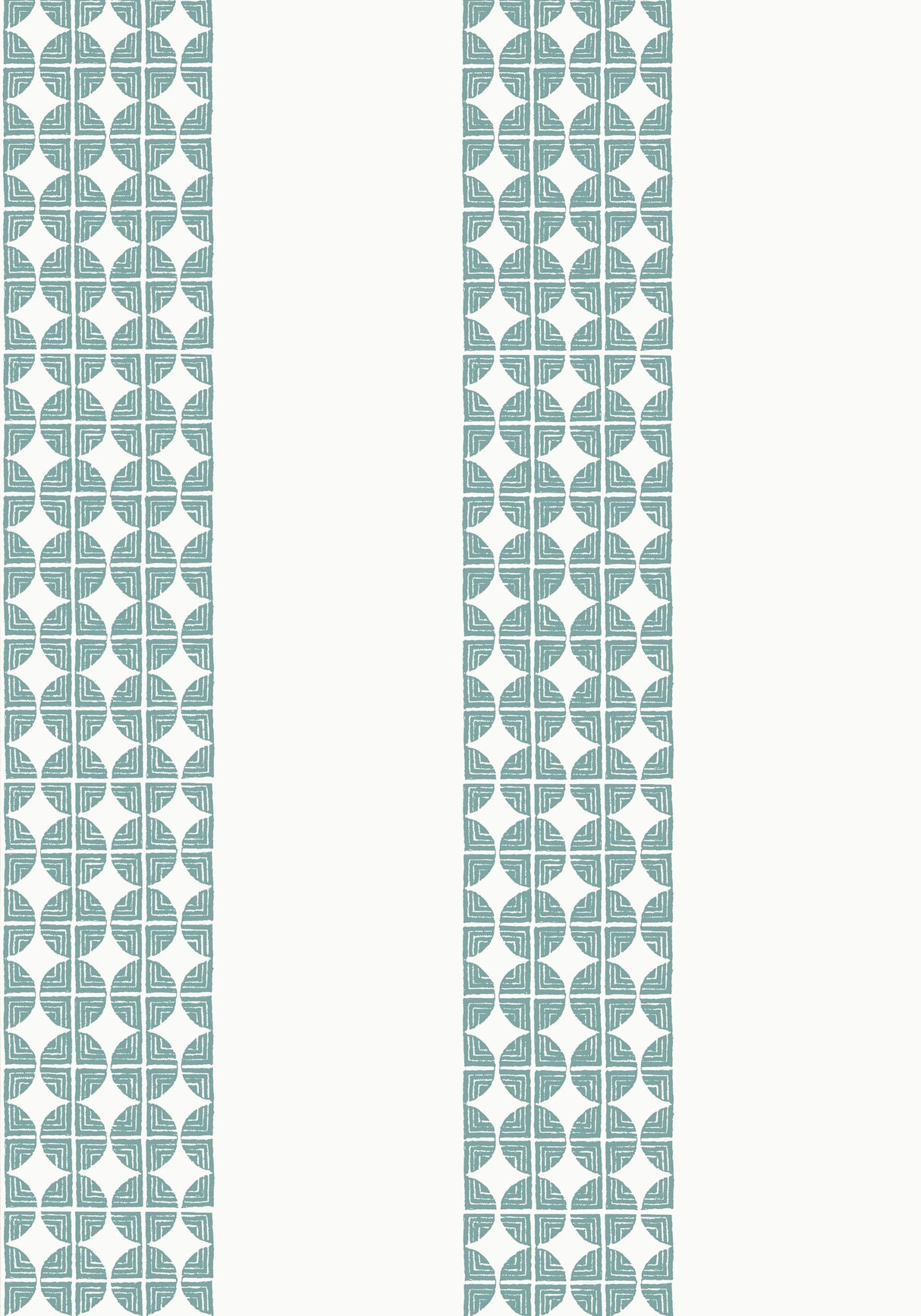 Anna French FAIRMONT STRIPE Teal Wallpaper