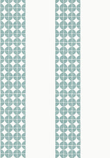 Anna French FAIRMONT STRIPE Teal Wallpaper