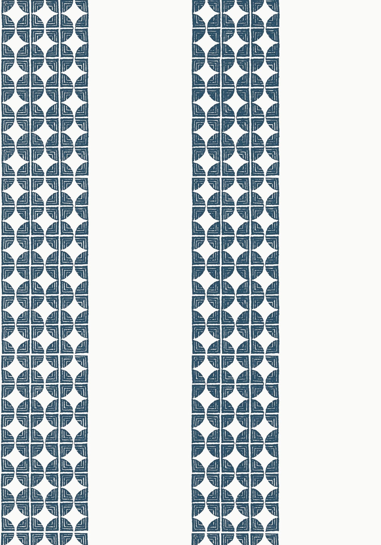 Anna French FAIRMONT STRIPE Navy Wallpaper