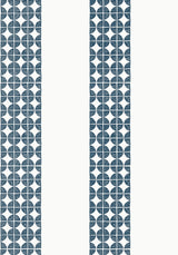 Anna French FAIRMONT STRIPE Navy Wallpaper