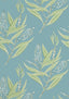 Anna French WINTER BUD Teal Wallpaper
