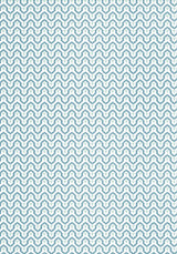 Anna French WYNFORD Navy on White Wallpaper